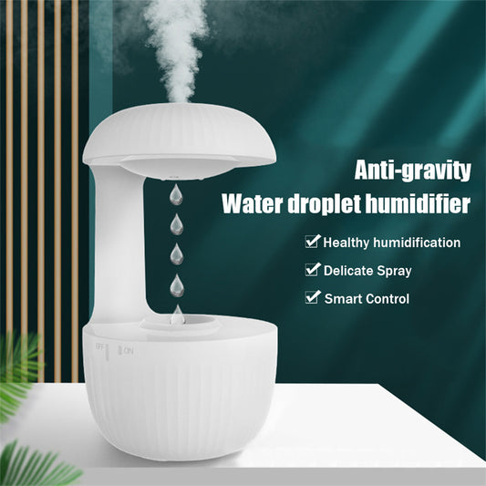 Revolutionary Anti-Gravity Air Humidifier Silent Operation, Levitating Water Drops, and Cool Mist to Relieve Fatigue