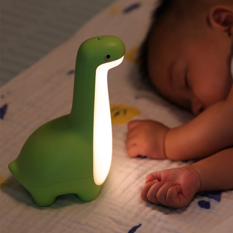 Dino Night Light - Cute, Eye-Friendly, Timed, USB-Charged, Perfect for Kids' Room Decor & Gifts