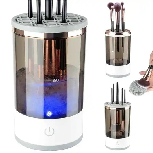 SparkleSpout All-in-One  Makeup Brush Care Solution Women Lazy Cleaning Brush Washer